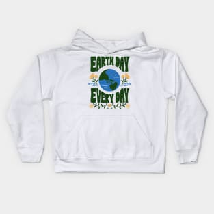 Earth Day Every Day Kids Hoodie